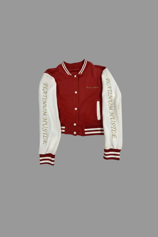 Cropped Platinum Hustle Women Jackets