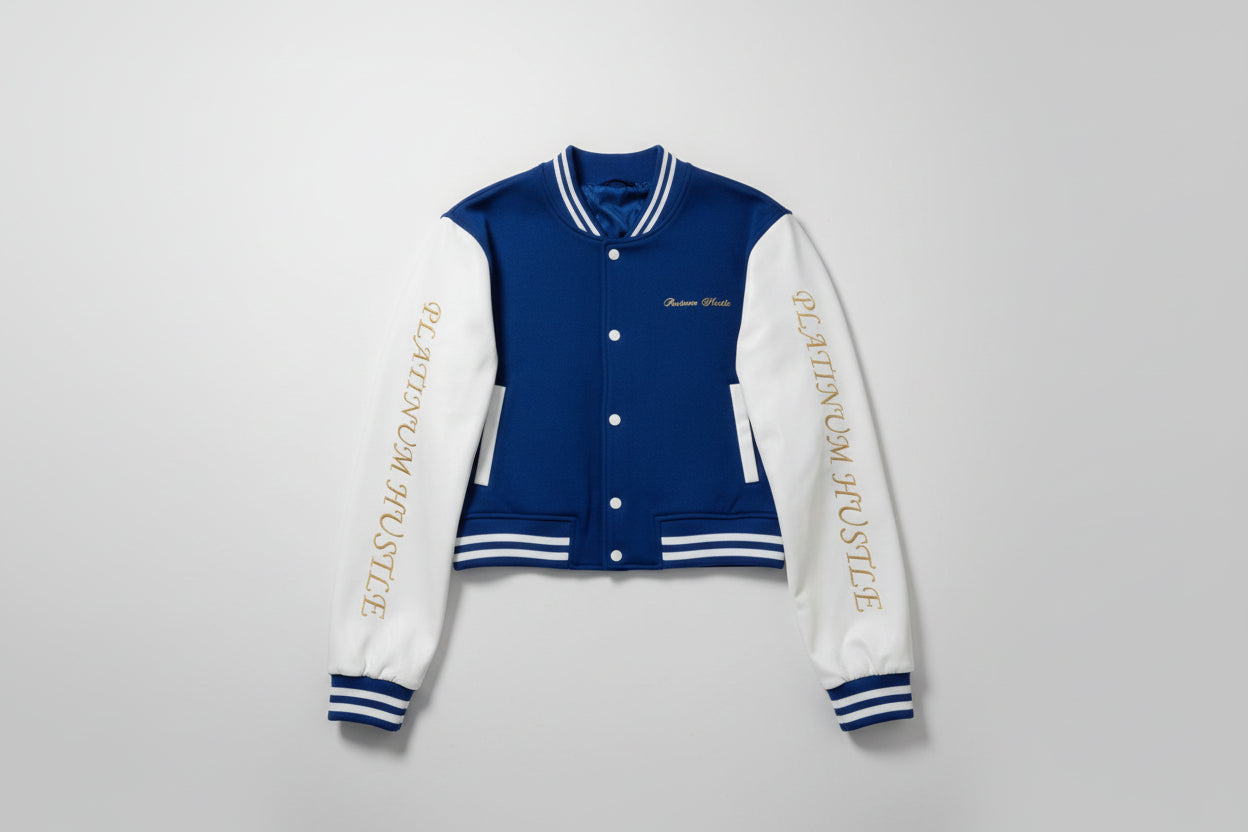Platinum Hustle Cropped women jackets